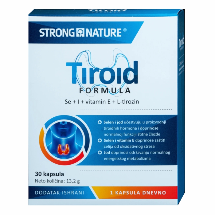 Strong Nature Tiroid formula 30 kaps