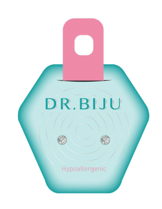 Dr. Biju minđuše 3.3mm providne krug DXI33C001