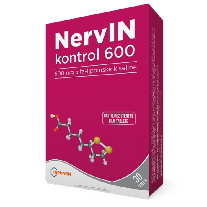 NERVIN KONTROL TABL 30X600MG