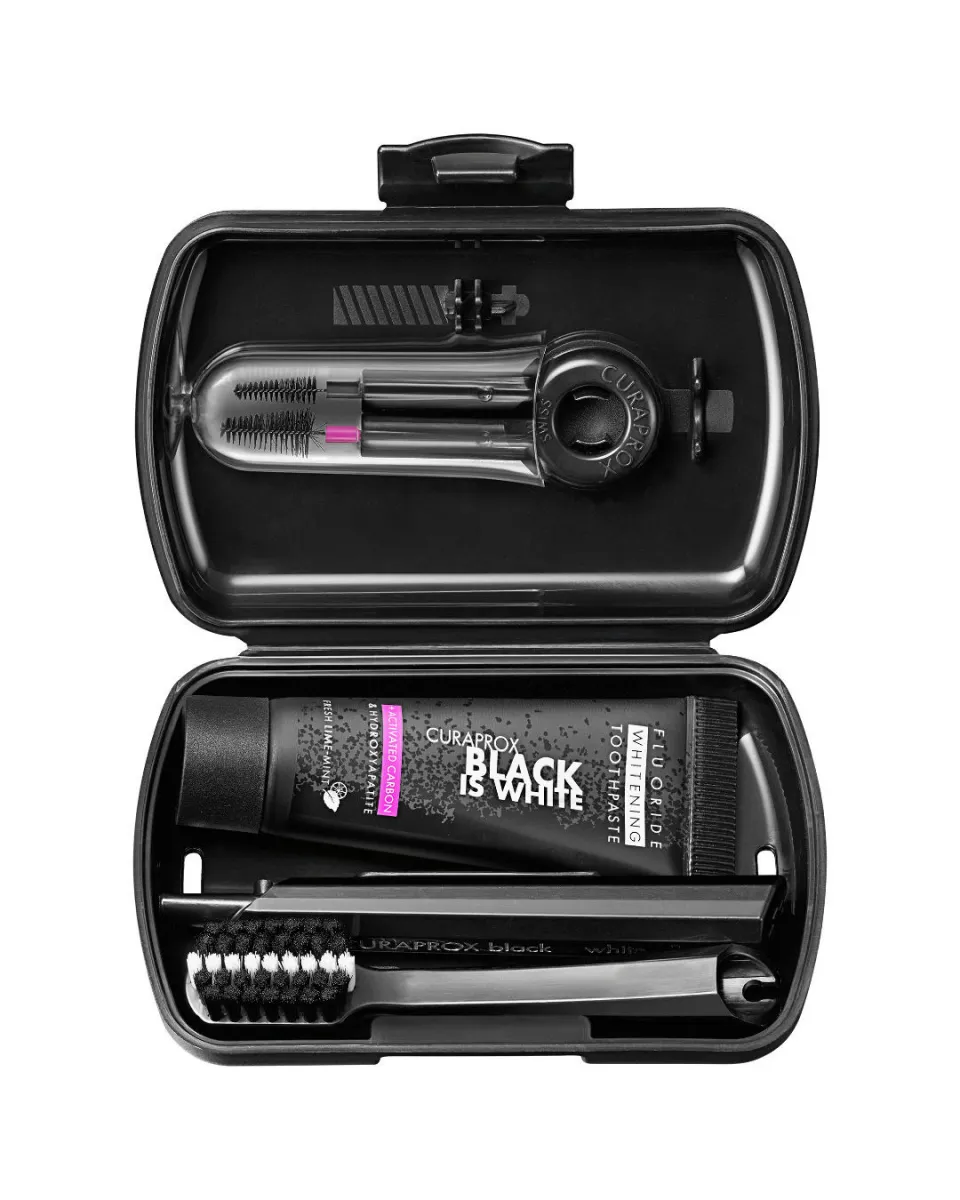 CURAPROX BLACK IS WHITE SET