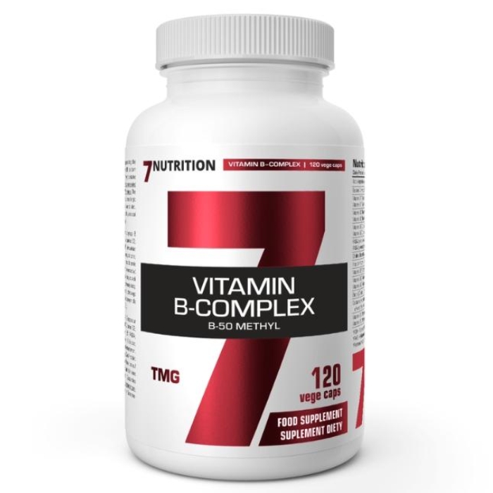 7Nutrition B Complex B50 Methyl, 120 kapsula