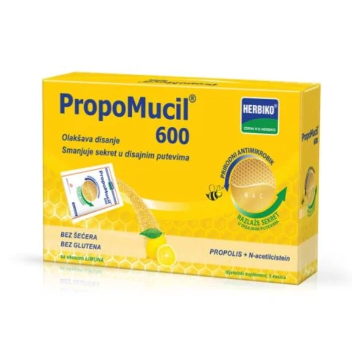 Herbiko PropoMucil 600, 5 kesica