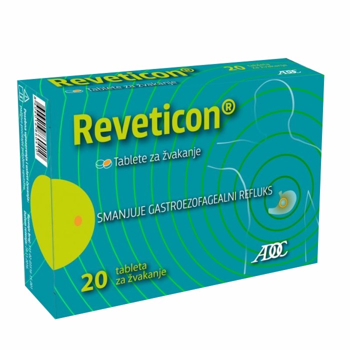 Reveticon 20 tableta za žvakanje