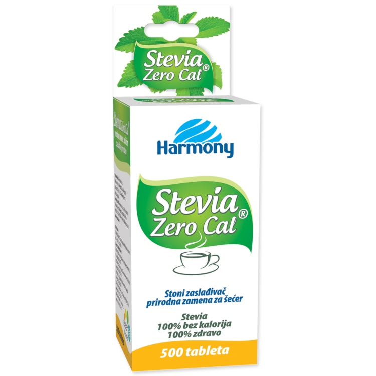 HARMONY Stevia Zero Cal tabl. a'500kom. (prirodna zamena za šećer)