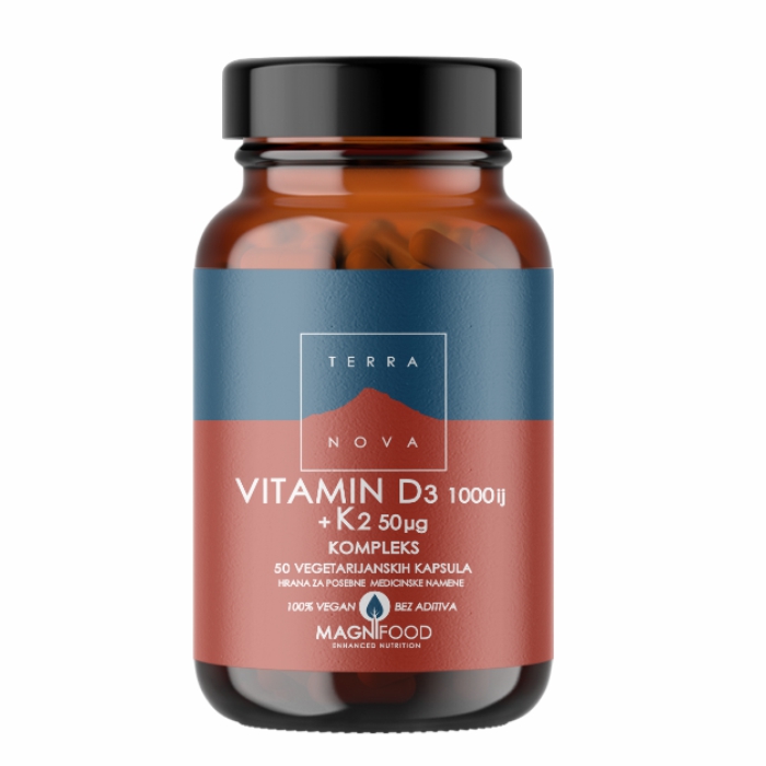 TERRANOVA VIT D3 100IJ+K2 A50