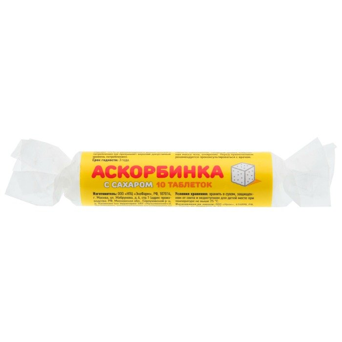 Askorbinka sa secerom, 10 tableta