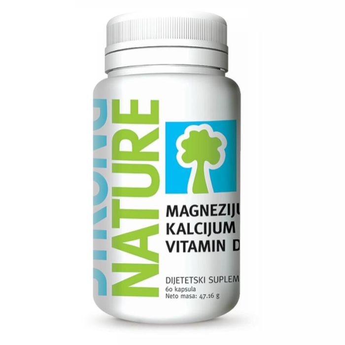 Strong nature Mg+Ca+Vit D3 a60