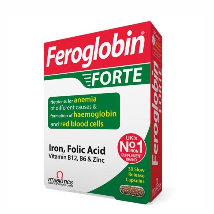 Feroglobin Forte, 30 kapsula