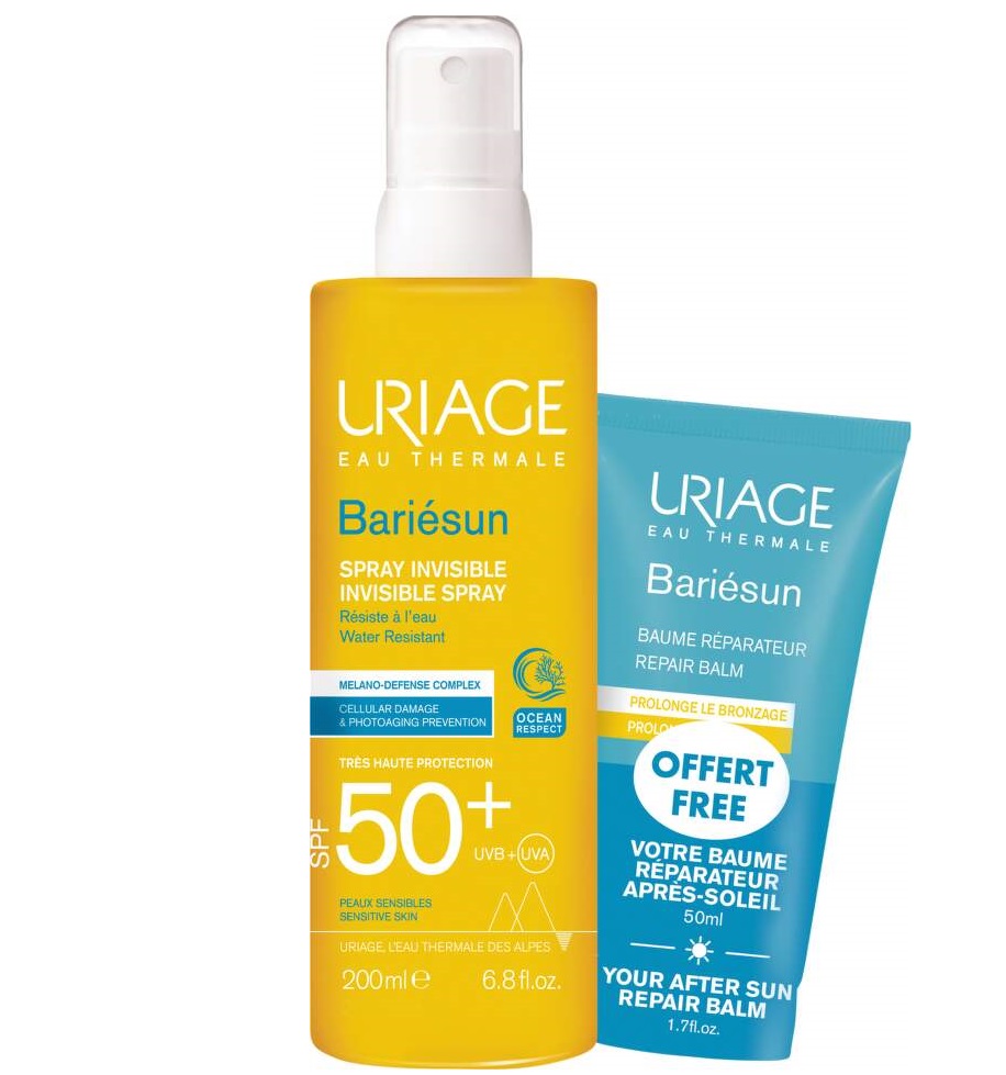 Uriage Bariesun SPF50+ sprej 200ml + Balzam 50ml PROMO