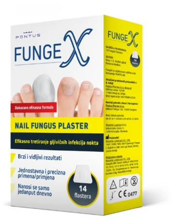 FungeX Nail Fungus Plaster 14pcs