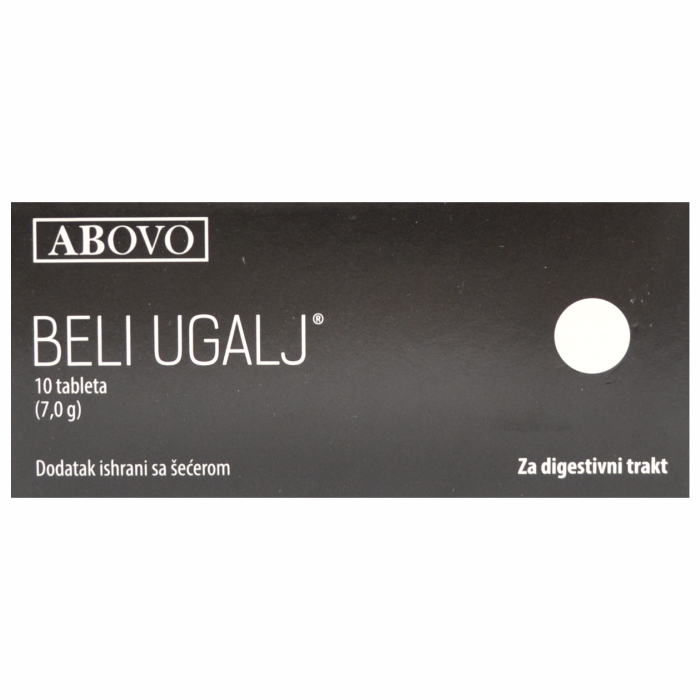 Beli ugalj 10 tableta