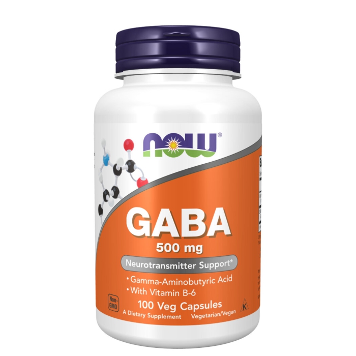 NOW Gaba 500mg + B6 100caps