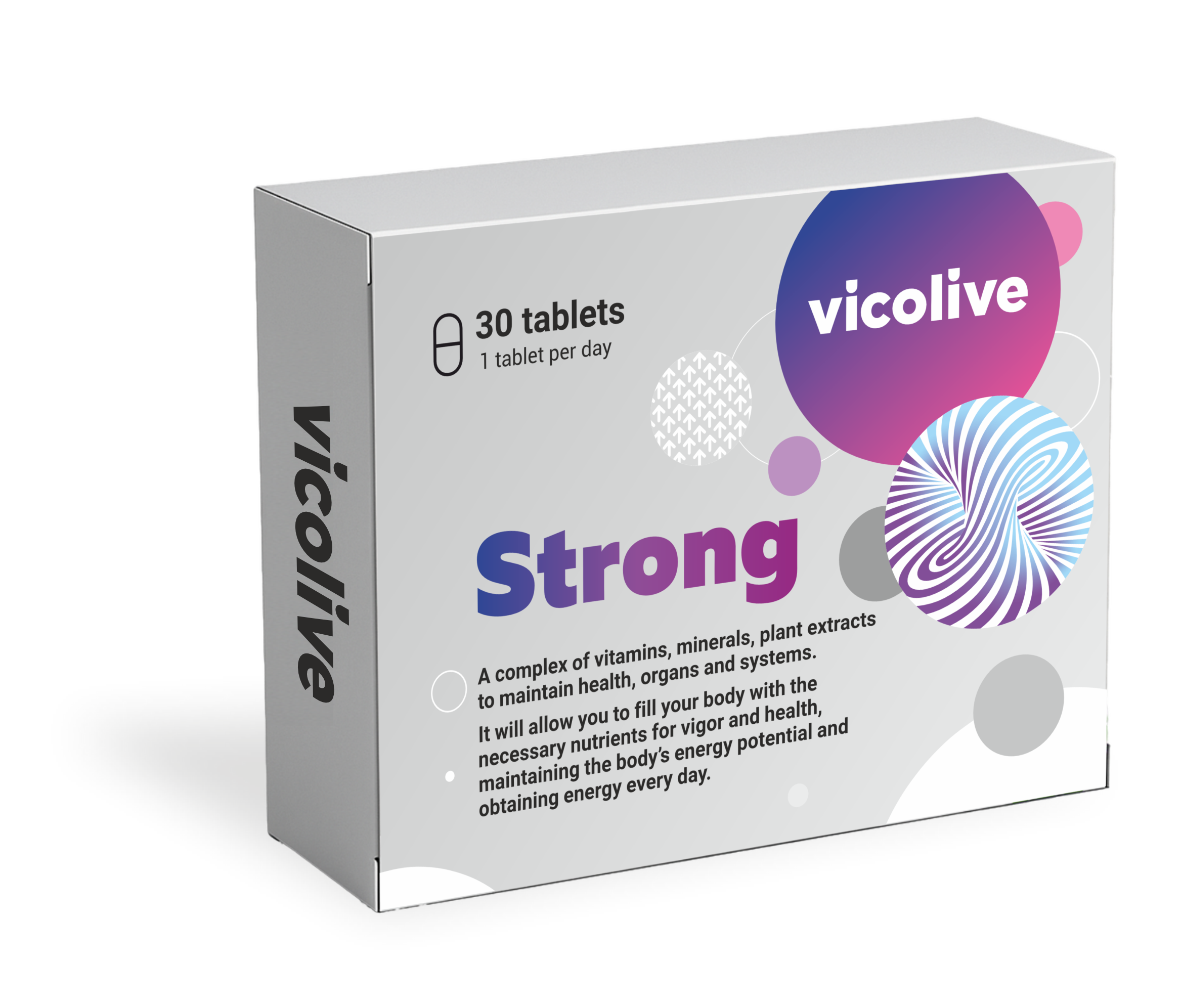 Vicolive Strong 30 tabl
