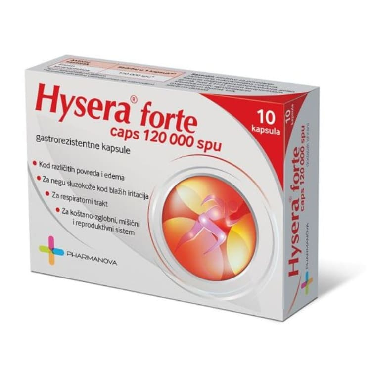 Hysera forte 120 000 SPU, 10 kapsula