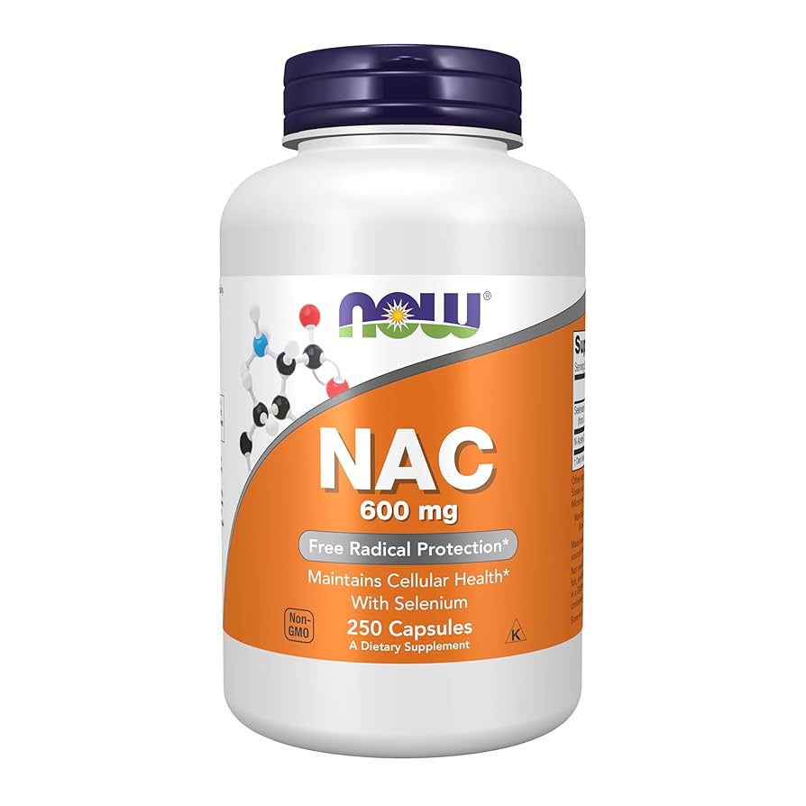NOW NAC-ACETYL CYST.600MG 100CPS