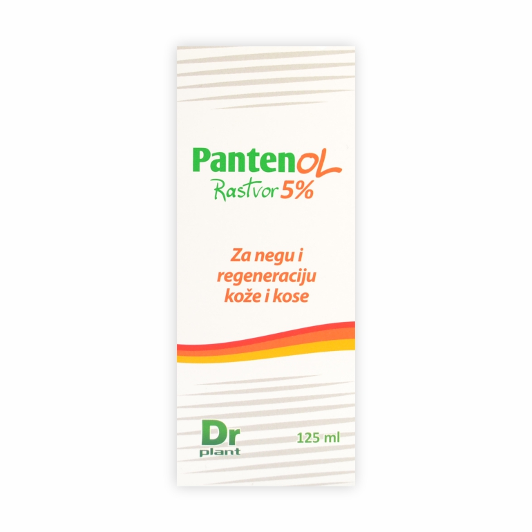 Dr PLANT Pantenol 5% rastvor 125mL regeneracija oštećene kože/kose