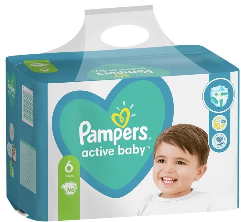 Pampers pelene MB 6 extra large 13-18kg 96 komada
