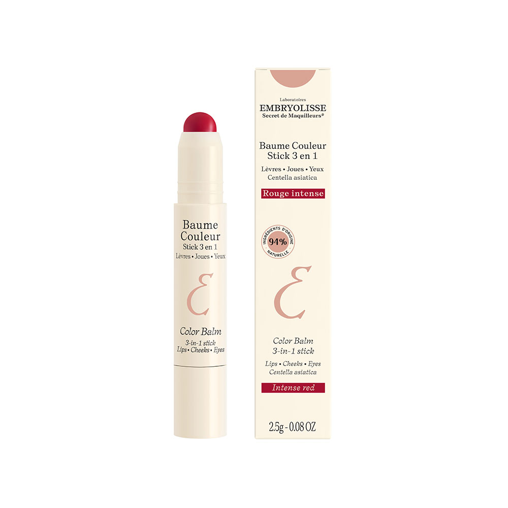 Embryolisse Balzam u stiku 3u1 - Intenzivno crvena, 2,5g