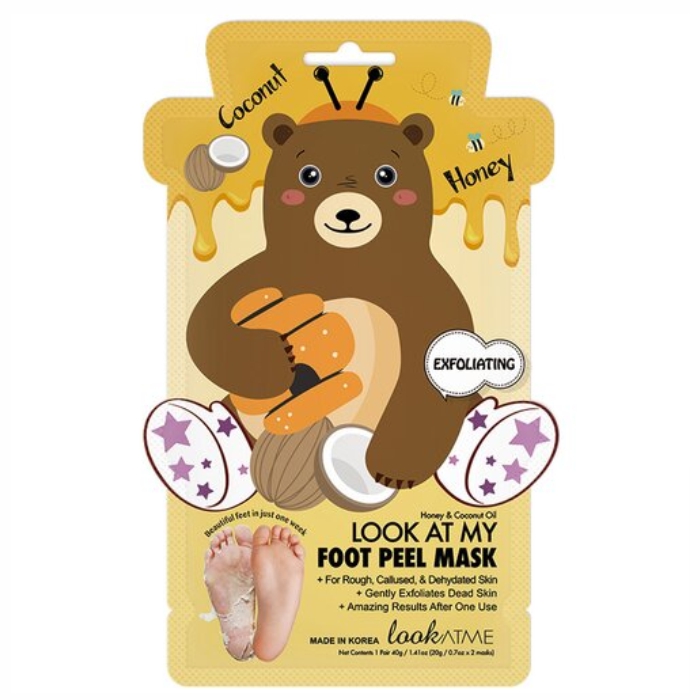 LOOK AT My Foot Peel Mask Bear 1 Pair (2x20g)