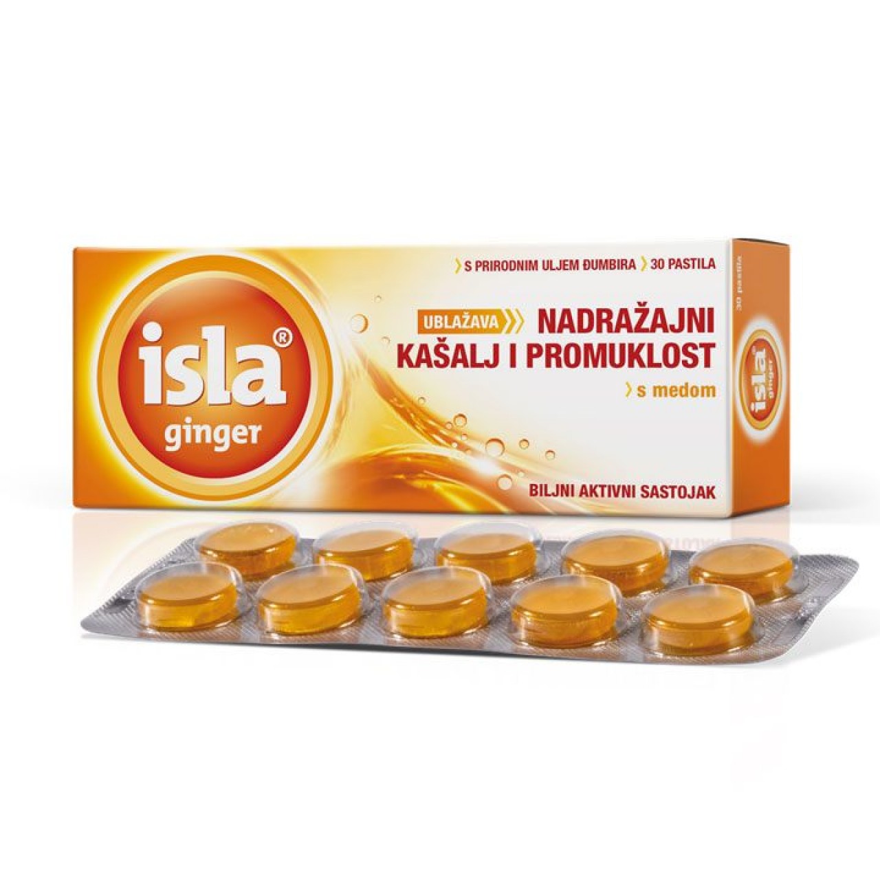 Isla Ginger pastile, 30kom.