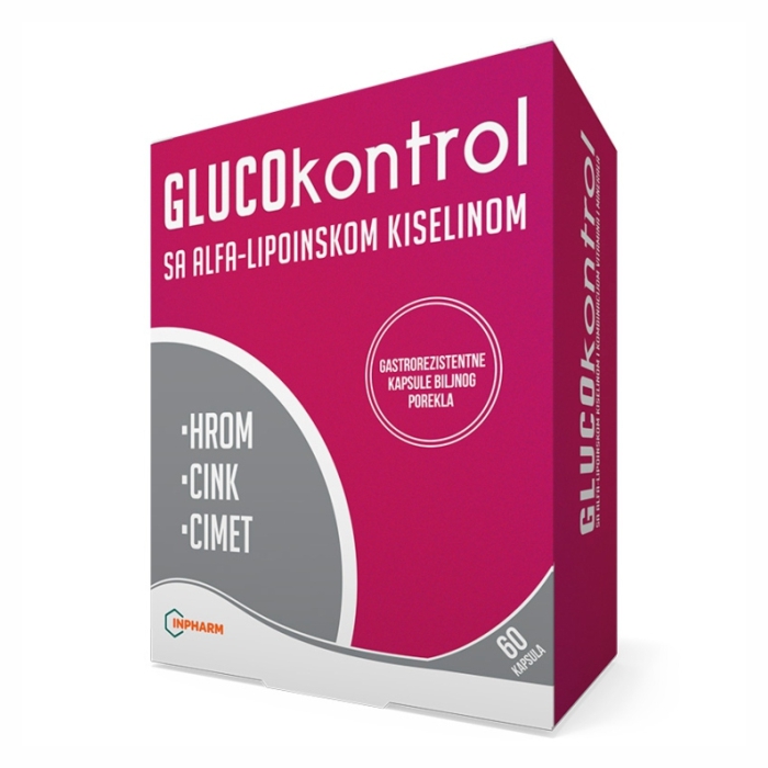 Glucokontrol, 60 kapsula