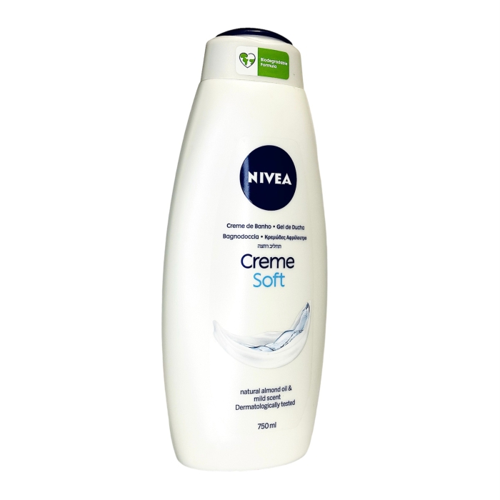 NIVEA BATH KREMASTI TUS GEL CREME SOFT 750ML