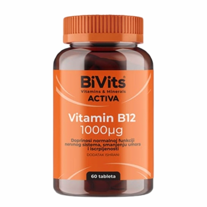 BiVits Activa Vitamin B12 60 tableta