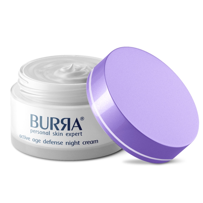 BURRA active age noćni krem 1x50mL za aktivnu negu kože