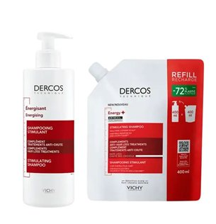 Vichy Dercos Energy+ Stimulišući šamp. eco refill, 400 ml 2823