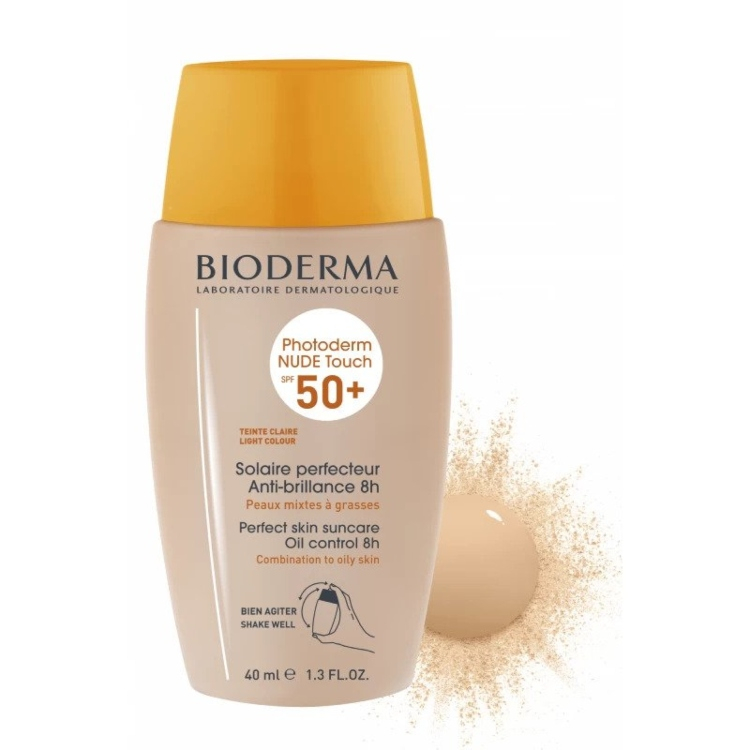 Bioderma Photoderm Nude touch Light SPF 50+, 40ml