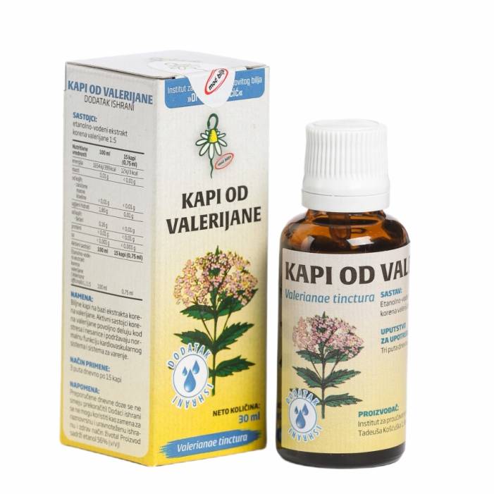 PANČIĆ kapi VALERIJANE 30mL - Valerianae tinctura