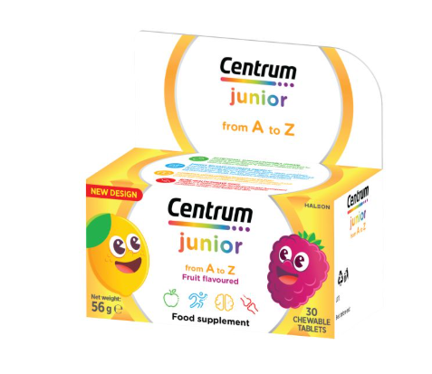 Centrum Junior tableta za žvakanje 30 tableta od A do Zn