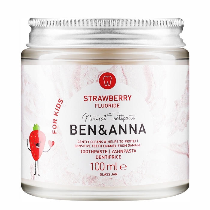BEN & ANNA NATURAL TOOTHPASTE STRAWBERRY 100ML