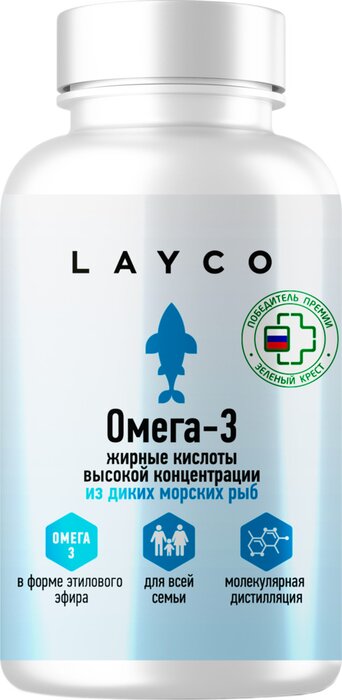 Layco Omega 3, 60 kapsula