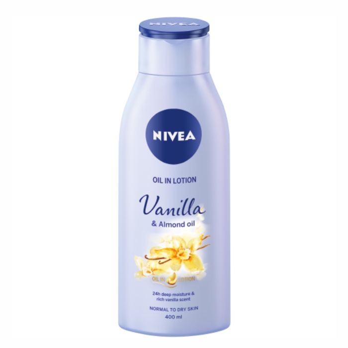 NIVEA BODY LOTION 400ML VANILLA & ALMOND OIL