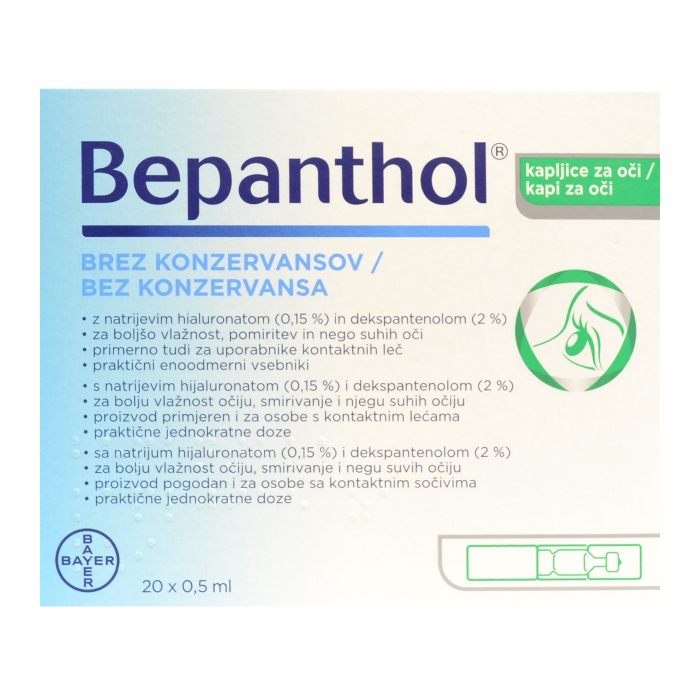 BEPANTHOL KAPI ZA OCI 20x0.5ml BAYER