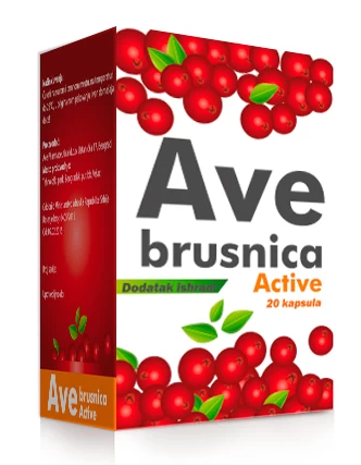 Ave Brusnica Active 20 kapsula