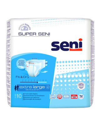 Seni Super, XL (4) pelene, 10 kom.