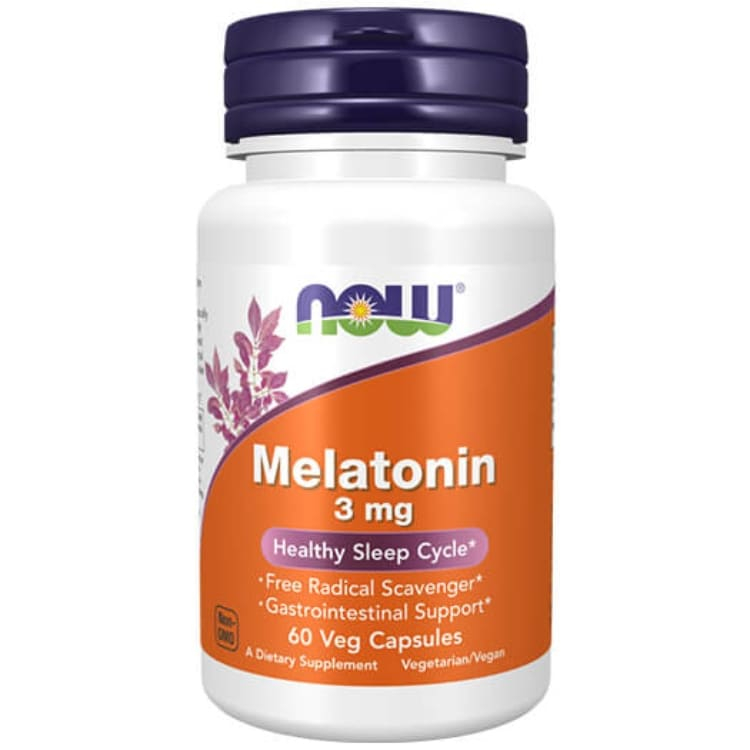 NOW- MELATONIN 3MG 60CPS