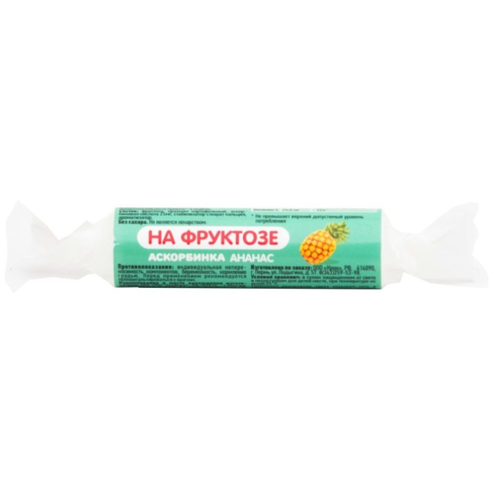 AC-KORBINKA, ask kis sa fruktozom, ananas, 10 tableta