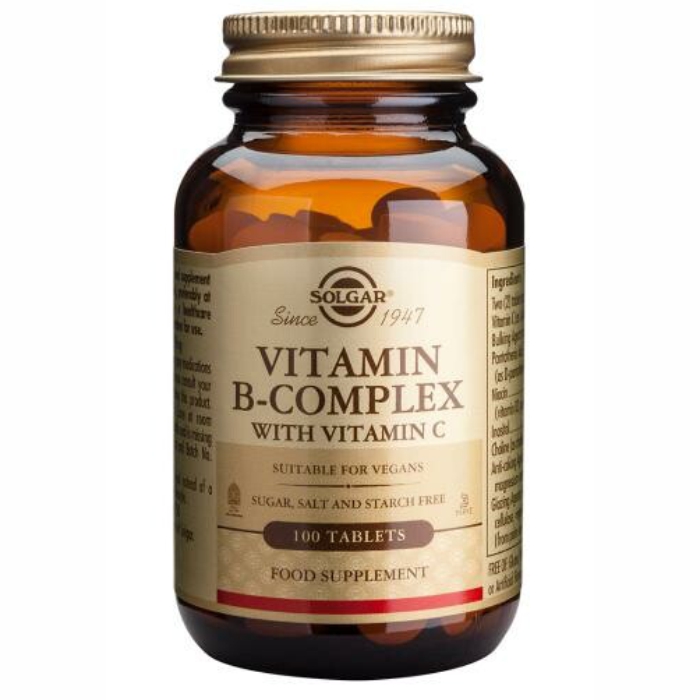 SOLGAR VITAMIN B-COMPLEX with VITAMIN C tabl. a'100