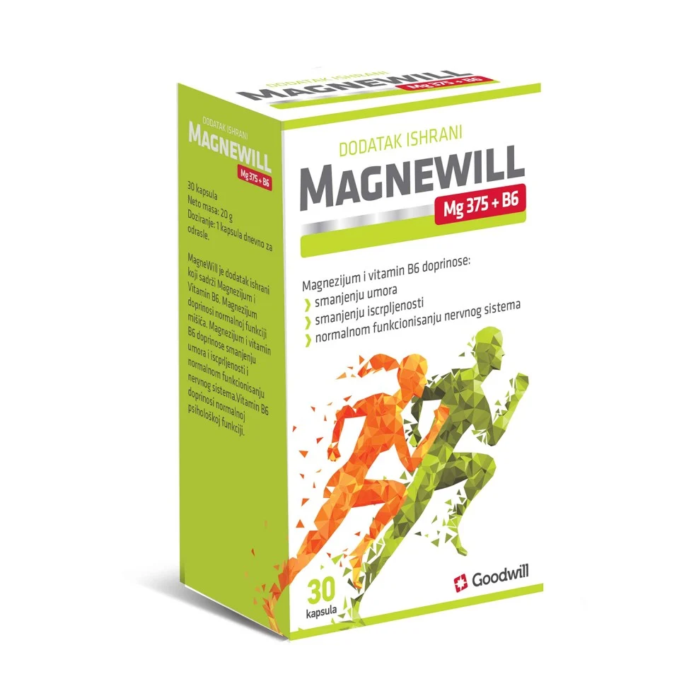 Magnewill + Vitamin B6 30 kapsula Goodwill