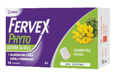 Fervex Phyto Lozenge, 20 komada