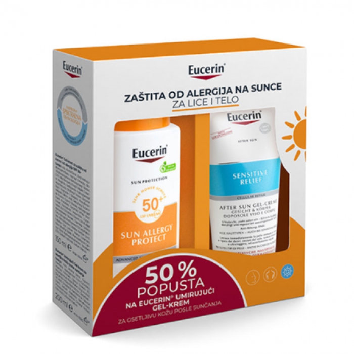 Eucerin SUN BOX 63944 Sun Allergy SPF50 + 83583 After sun -50%