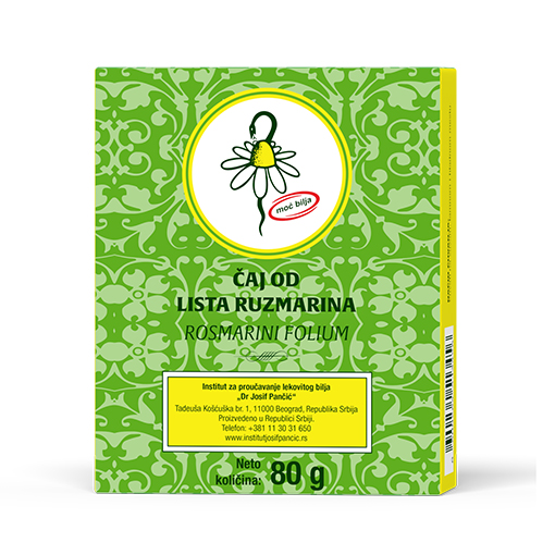 PANČIĆ čaj RUZMARIN list 80g
