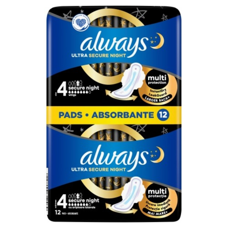 ALWAYS ULTRA NIGHT ASSYMETRIC A12
