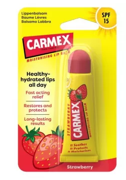 Carmex Premium Strawberry Tube, 10 g