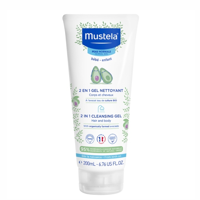 MUSTELA 2u1 šampon za pranje kose i tela 200ml