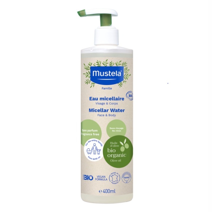 MUSTELA Bio Organic Micelarna voda 400ml
