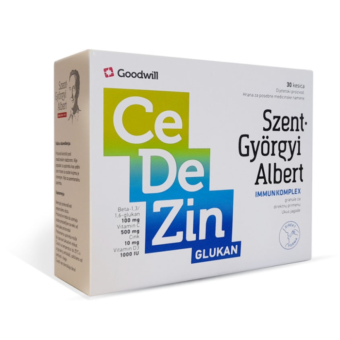 CeDeZin Glukan Immunokomplex 3g, 30 kes.GOODWILL